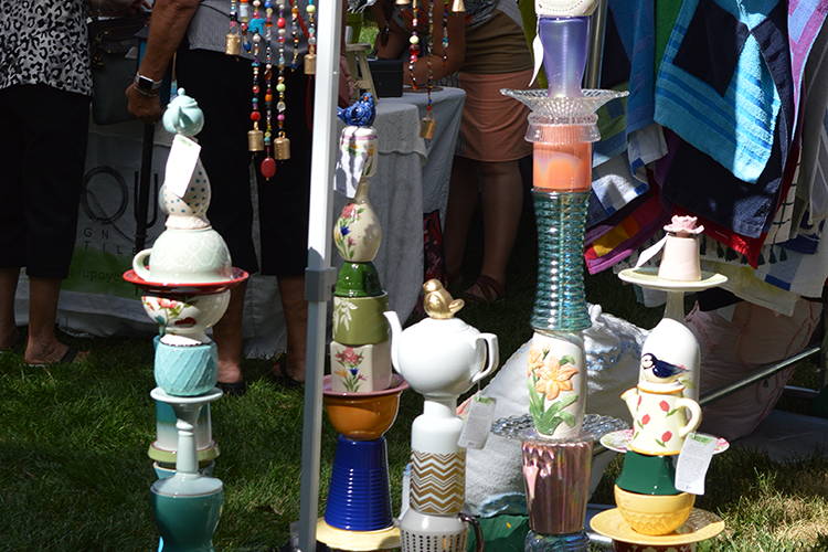 Wares on display at Arts Picnic 2023