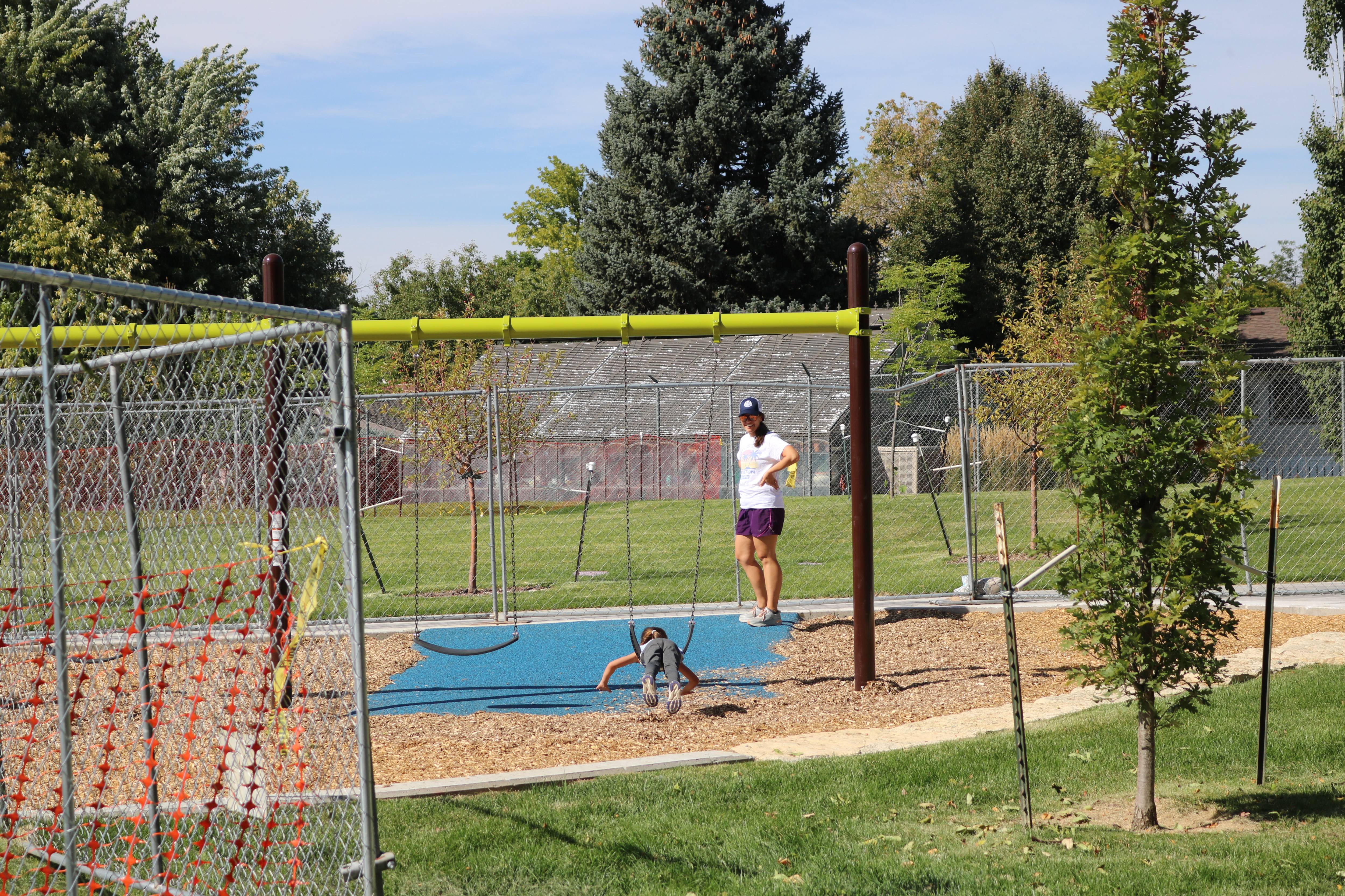 Centennial Park swings