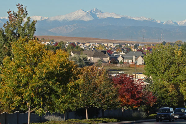 Western Overlook with Trees Greeley Colorado