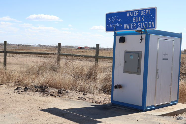 bulk water station