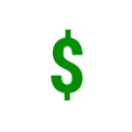 Dollar sign pay your bill icon